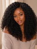 Signature Kinky Curly Wig Bye-Bye Slip Glueless Human Hair Wig Natural Texture Defined Coils Full-Bodied Volume Beginner Friendly