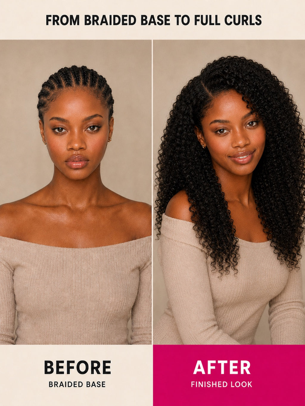 Signature Kinky Curly Wig Bye-Bye Slip Glueless Human Hair Wig Natural Texture Defined Coils Full-Bodied Volume Beginner Friendly