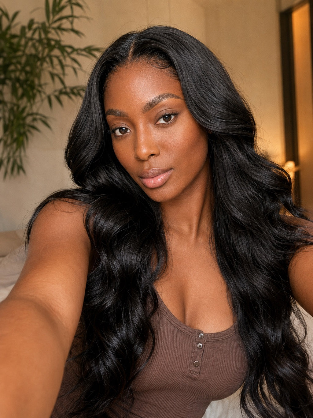 Signature Loose Body Wave Wig Bye-Bye Slip Glueless Human Hair Wig Soft Flowing Waves Natural Look Full-Bodied Volume