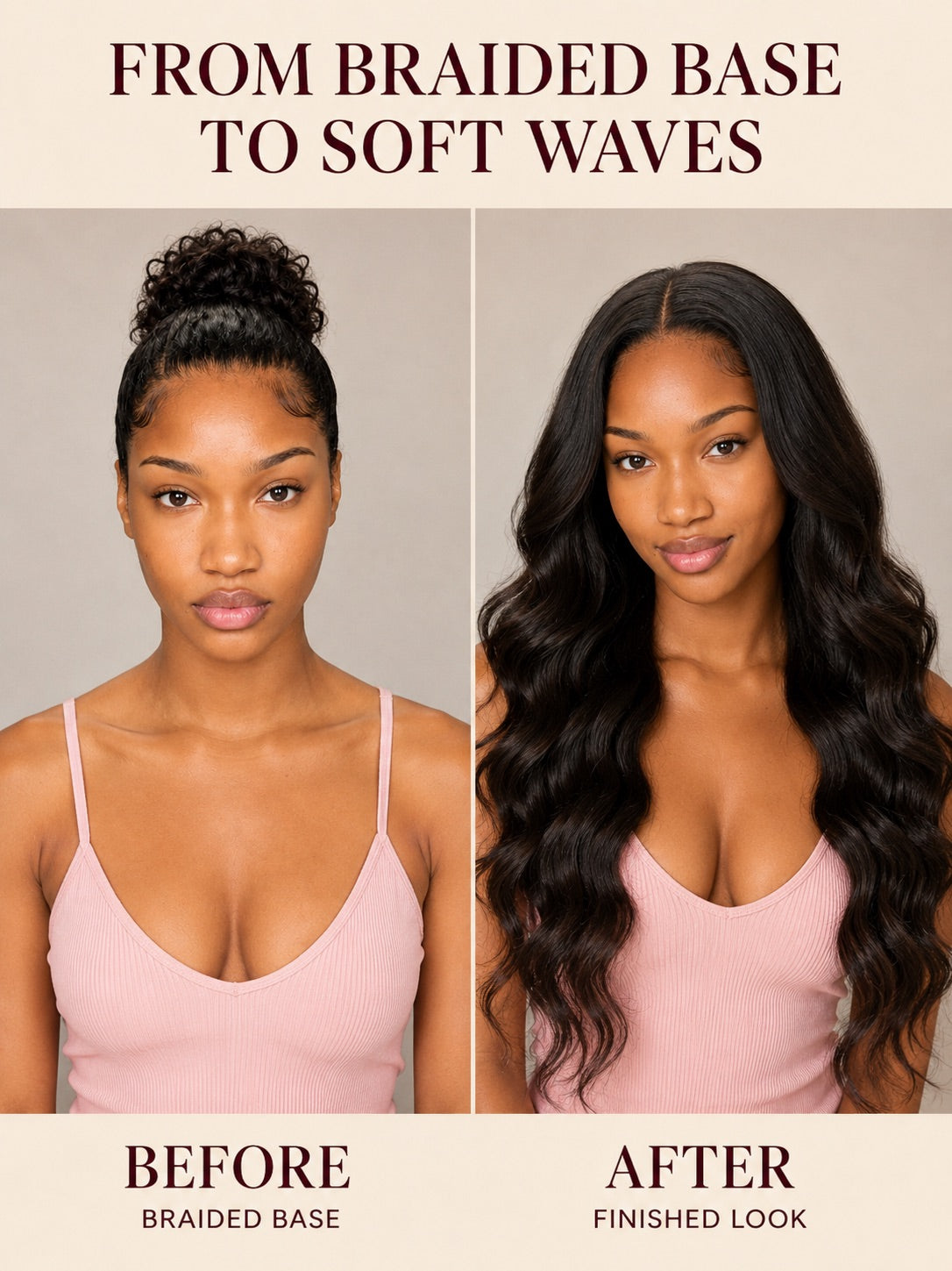 Signature Loose Body Wave Wig Bye-Bye Slip Glueless Human Hair Wig Soft Flowing Waves Natural Look Full-Bodied Volume