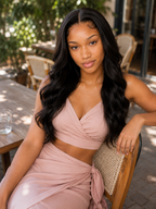 Signature Loose Body Wave Wig Bye-Bye Slip Glueless Human Hair Wig Soft Flowing Waves Natural Look Full-Bodied Volume